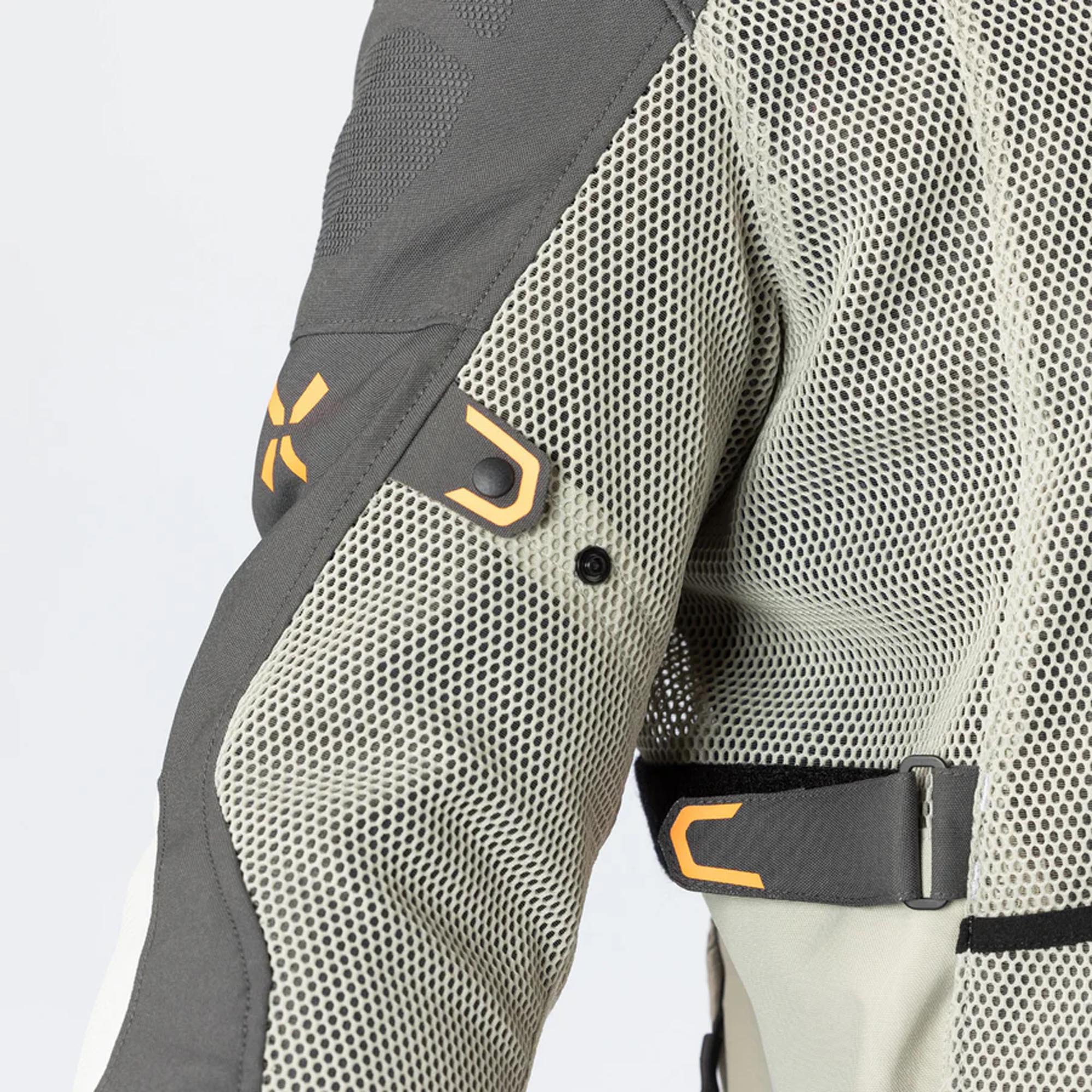 IXS Tourster-Big Air 1.0 Mesh Motorcycle Textile Jacket grey/beige M Figure 13