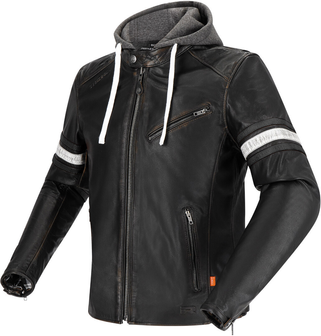 Richa Toulon 2 Motorcycle Leather Jacket black/brown 54 Figure 2