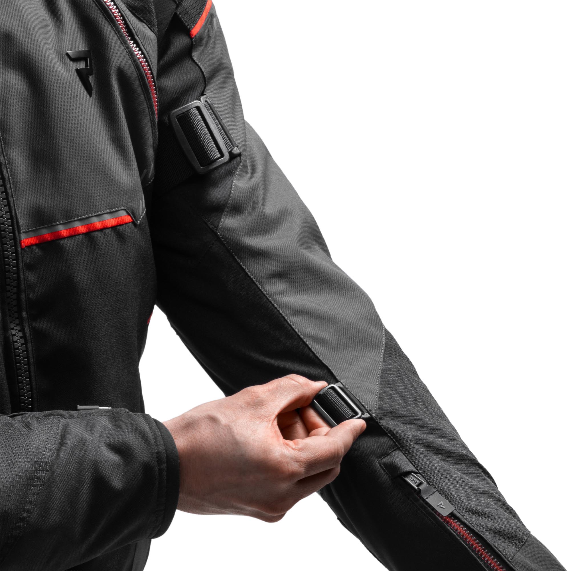 Rebelhorn Swift Veste textile moto imperméable Noir/Gris/Rouge S Figure 9