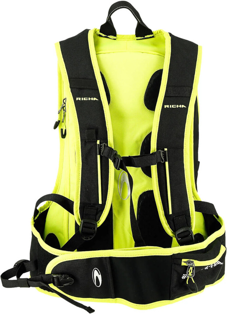 Richa Paddock Mochila da motocicleta preto/amarelo Figura 2