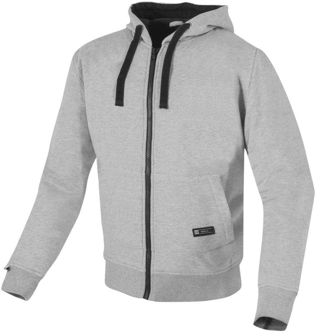 Merlin Hamlin Motorfiets Zip Hoodie Jas lichtgrijs XL Figuur 1