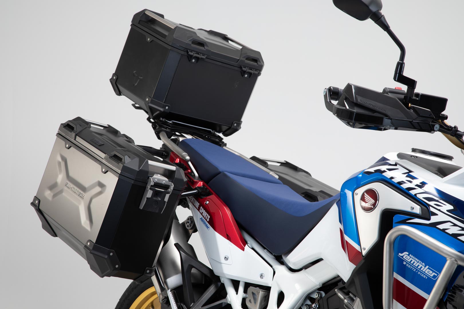 Setul de aventură SW-Motech TRAX ADV - Argint. Honda CRF1000L Adventure Sports (18-). Figura 2