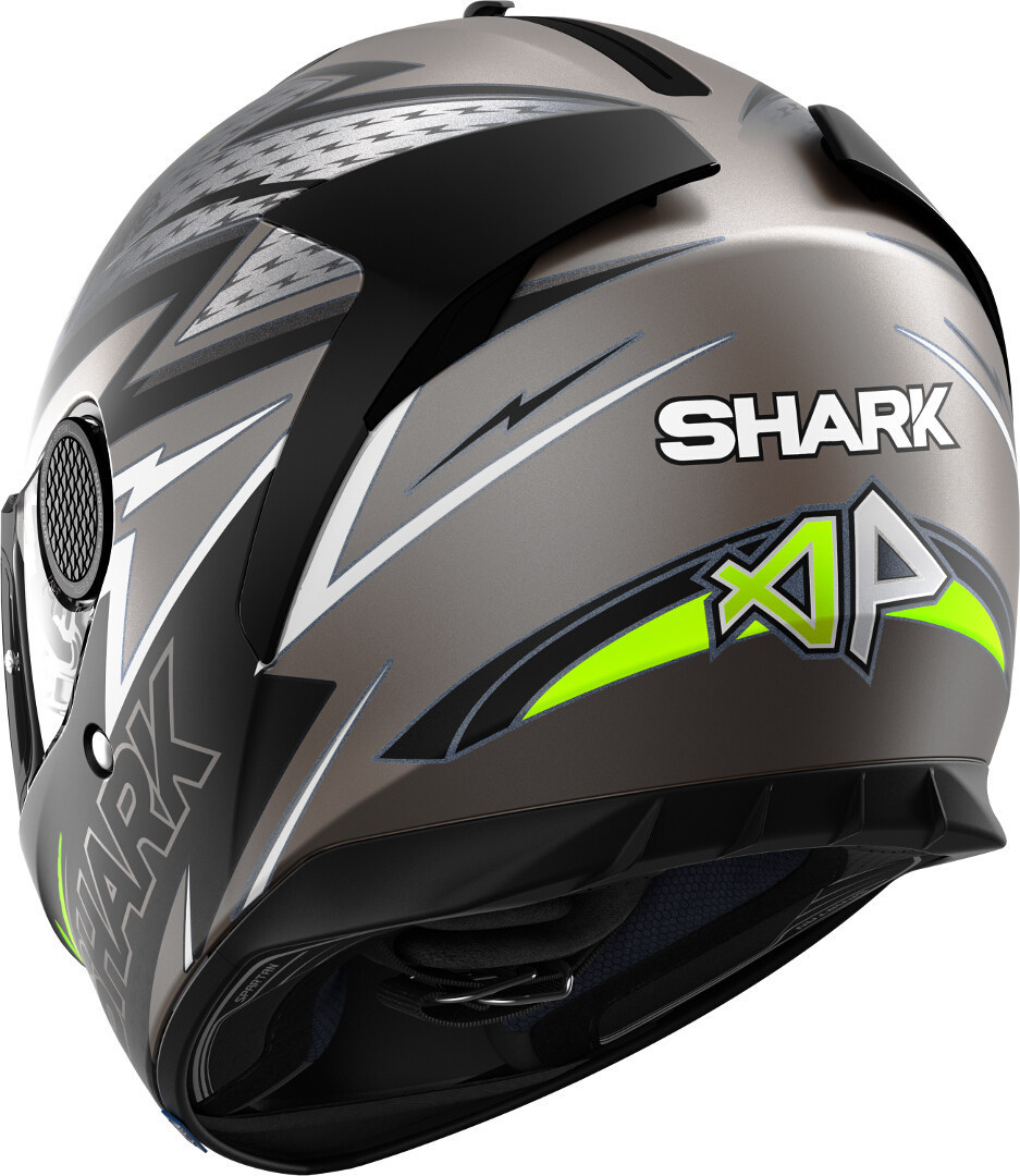 Shark Spartan Adrian Parassol Mat Casque anthracite/vert S (55/56) Figure 3