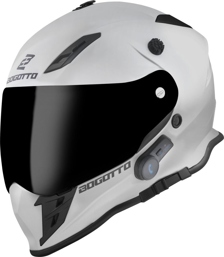 Bogotto H331 BT Bluetooth Enduro Helmet white matt XS (53/54) Figure 3