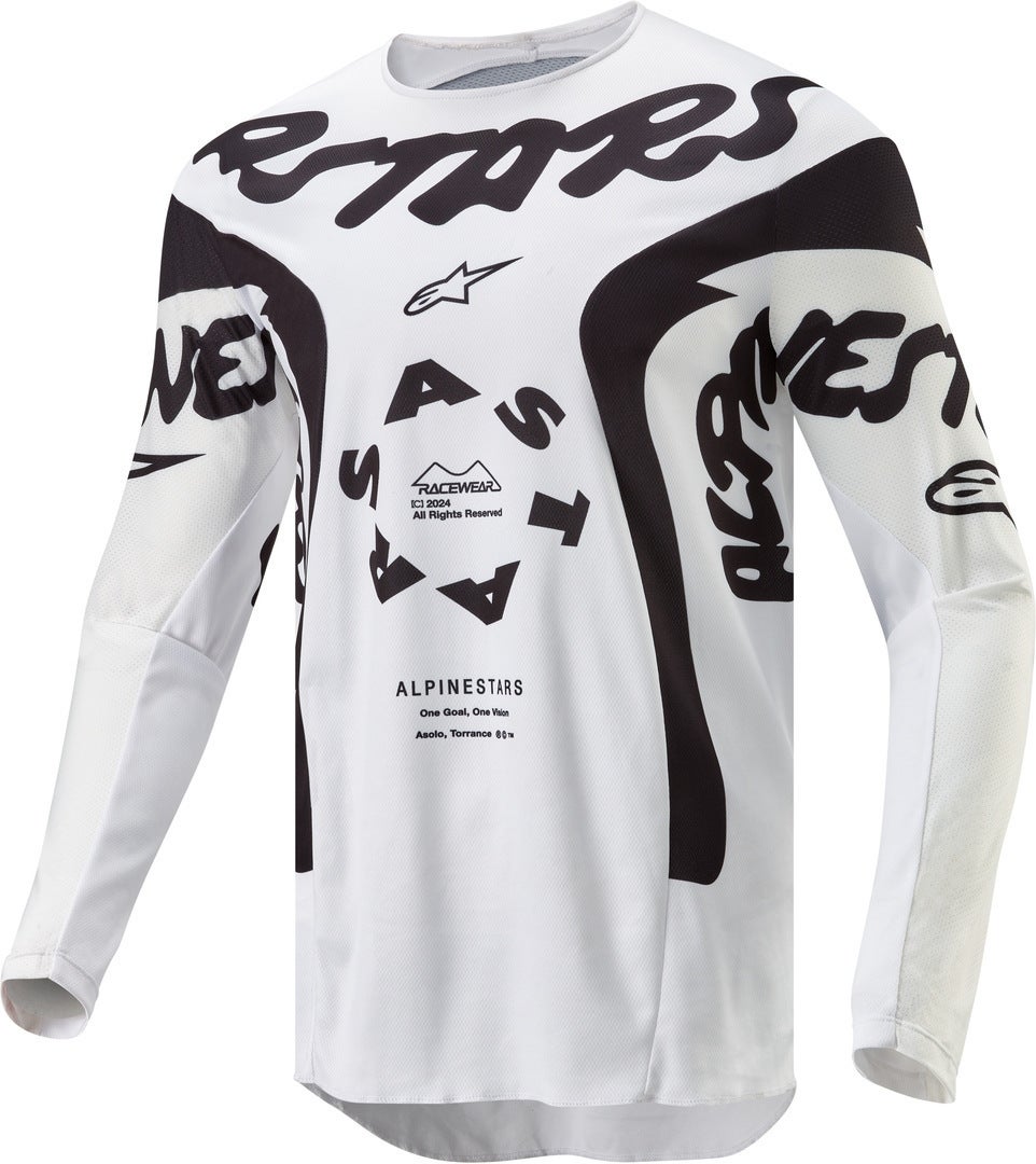 Alpinestars Racer Hana Motokrosový dres bílá/černá M Obrázek 1