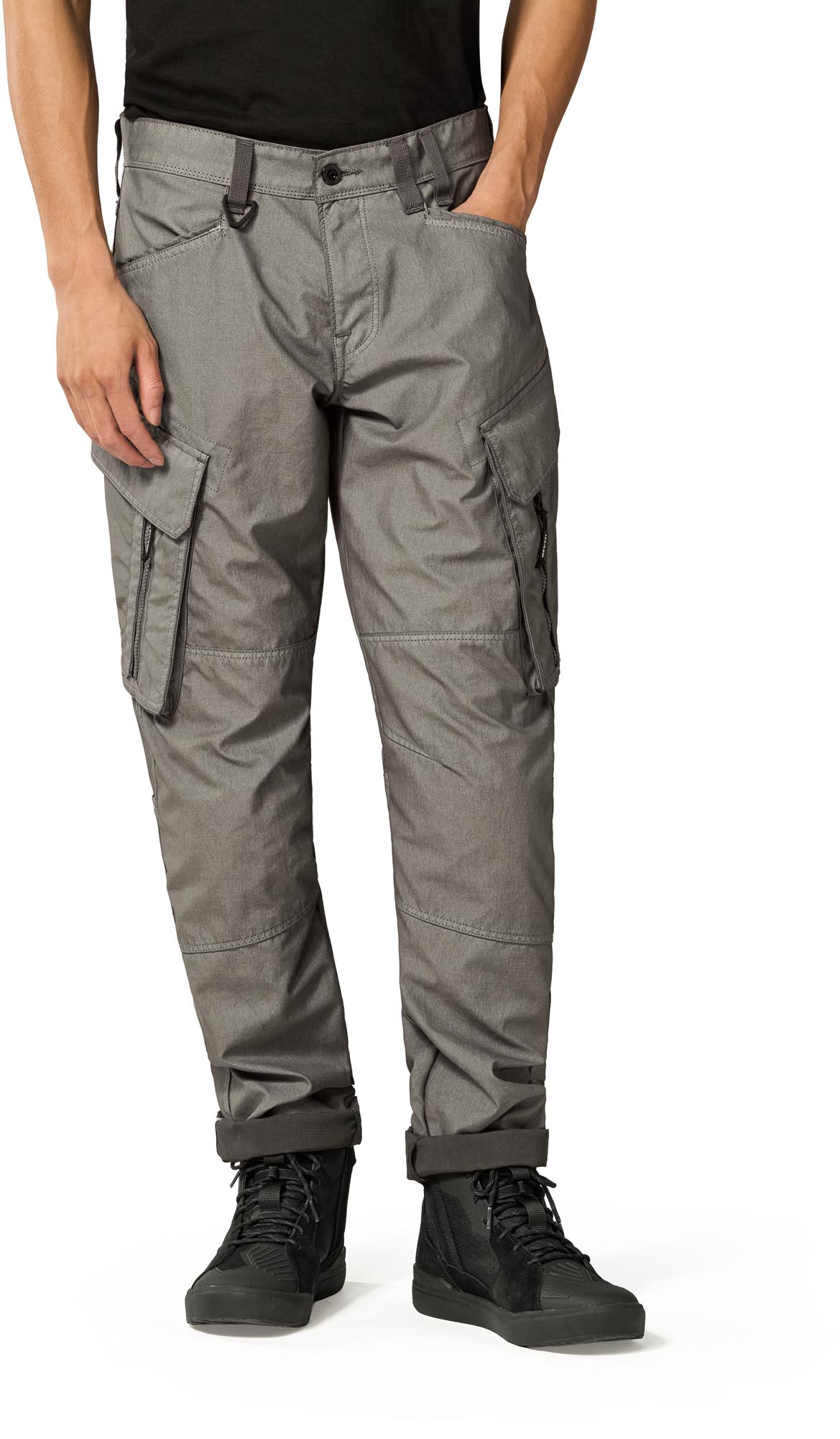 Revit Cargo Tristan Tapered Pantalon textile moto gris 31/32 Figure 3