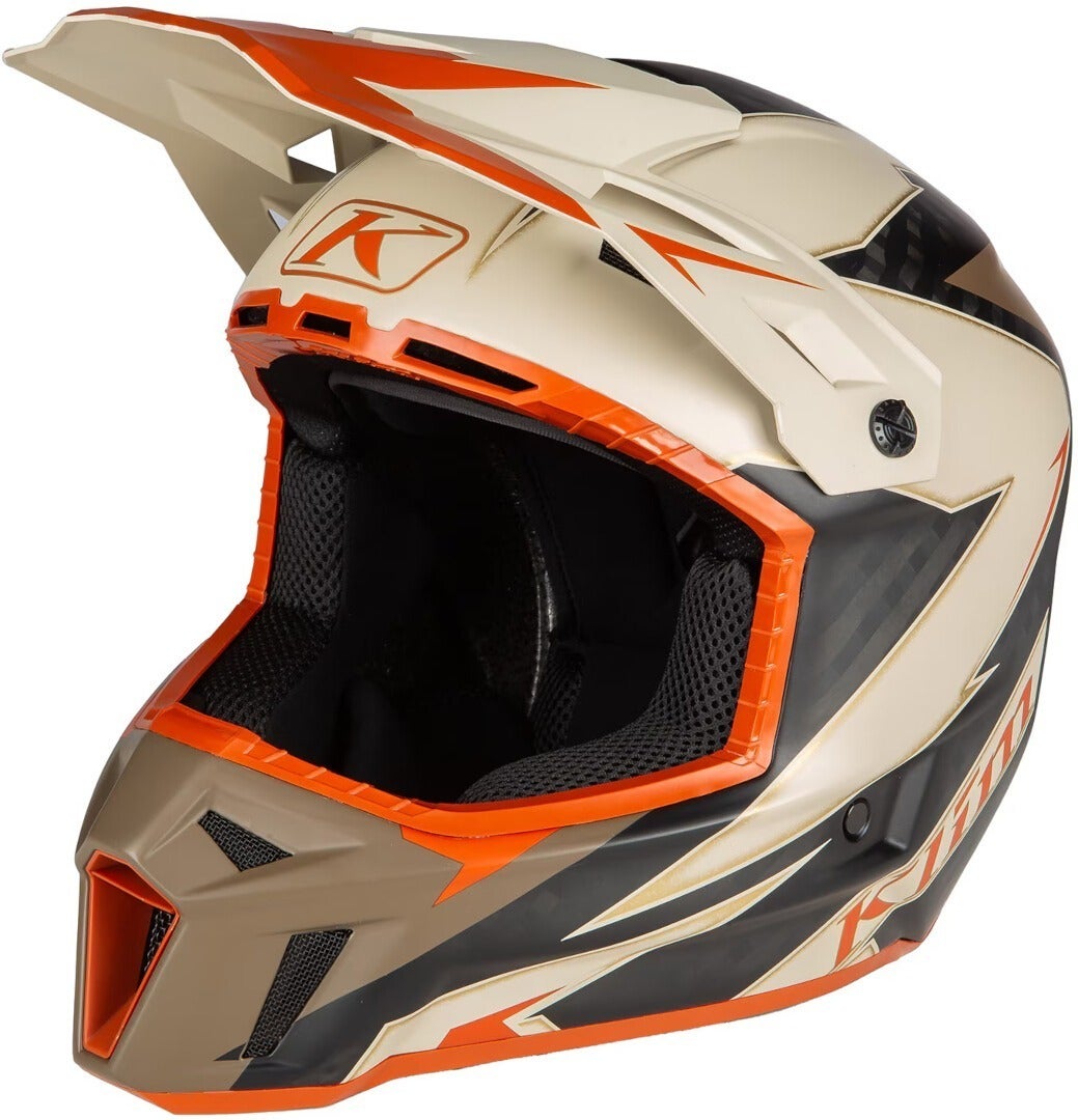 Klim F3 Lighting Carbon Barre de motocross Sable/Orange S (54/55) Figure 1