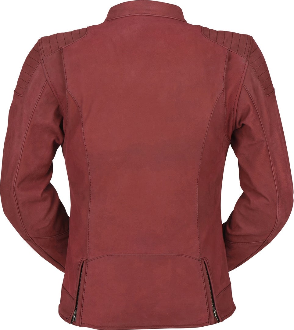 Furygan Debbie Ladies Motorcycle Leather Jacket burgundy red XL Figure 3