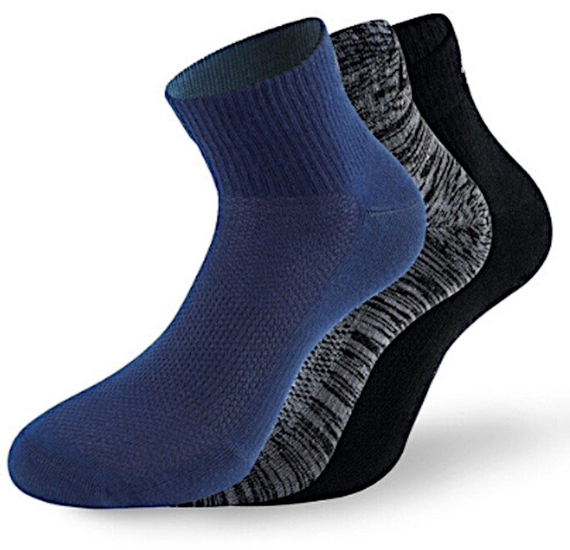 Lenz Performance Quarter Tech Șosete Albastru/Negru/Gri 39-42 Figura 1