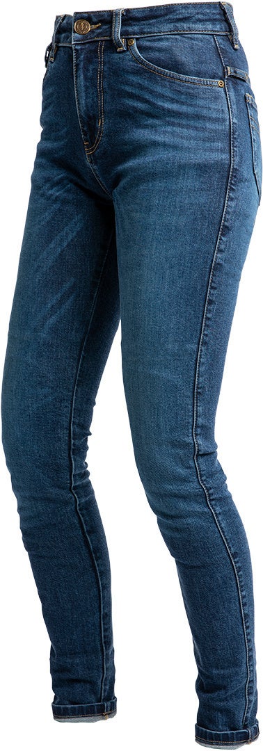John Doe Luna High Mono Dames Motorcycle Jeans Blue Stone Wash 31 L30 Figuur 1