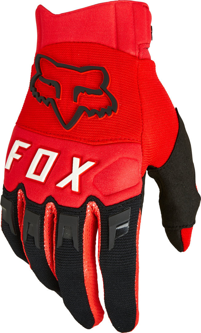 FOX Dirtpaw Motocross handsker sort/rød S Figur 1