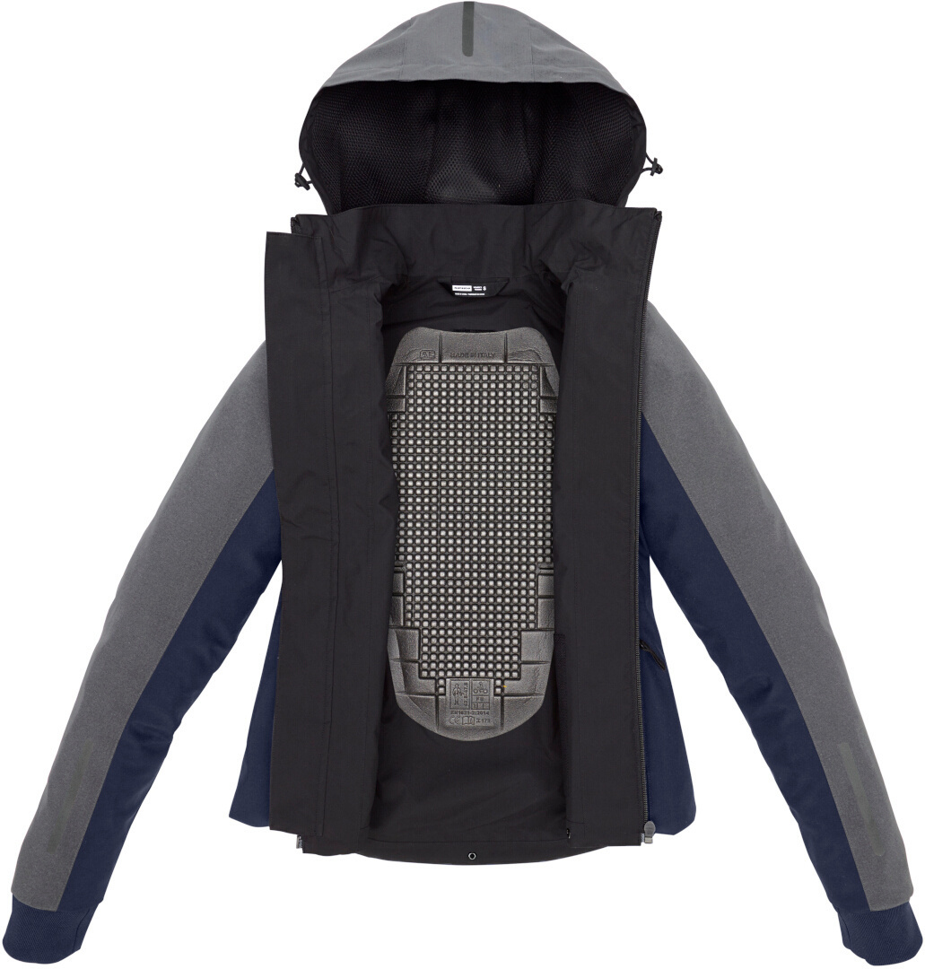 Spidi H2Out II Hanorac impermeabil pentru motociclete pentru doamne Albastru/gri XS Figura 4
