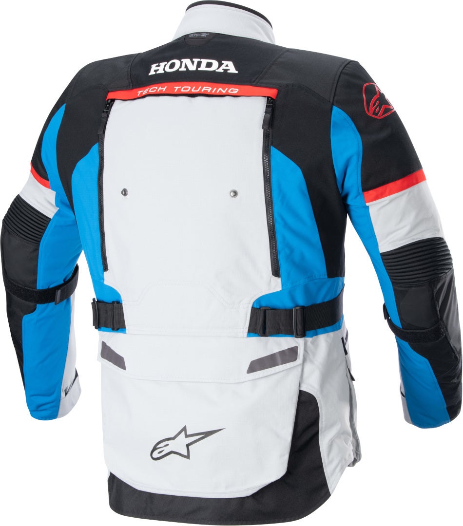 Alpinestars Honda Bogota Pro Drystar Waterproof Motorcycle Textile Jacket light grey/blue/red L Figure 2