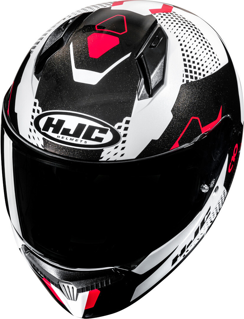 HJC C10 Aspa Casco Negro/Blanco/Rojo XL (60/61) Figura 2