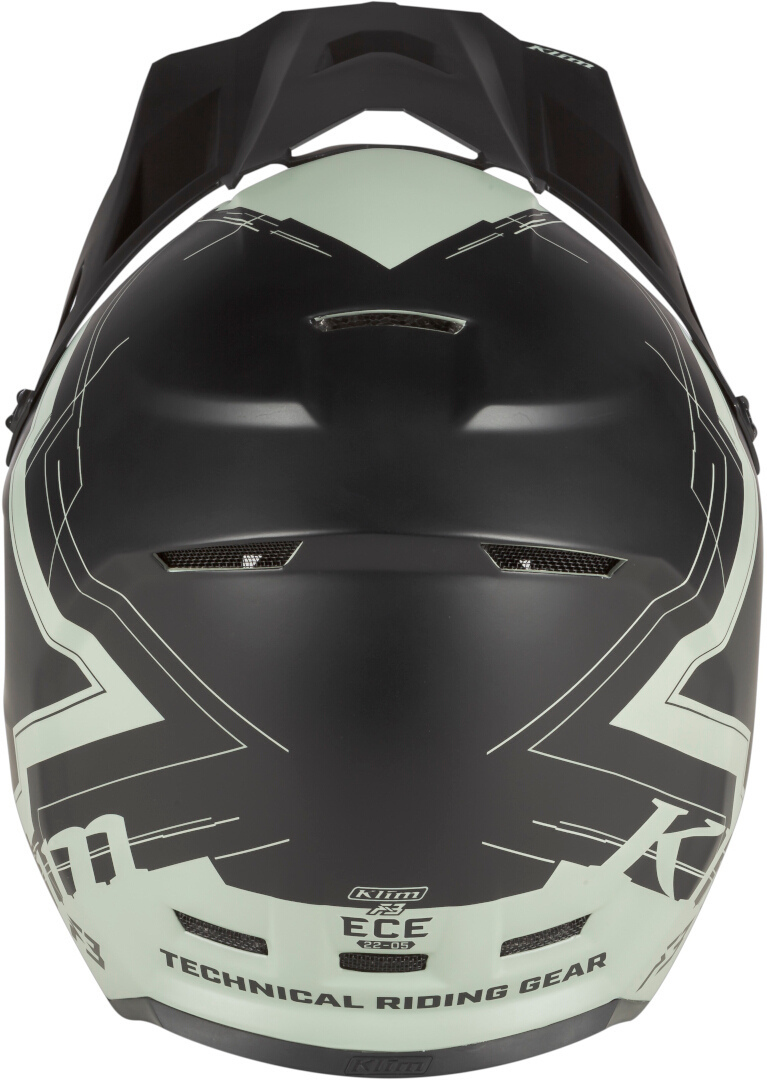 Klim F3 Verge Cască de motocross Negru/gri L (58/59) Figura 3