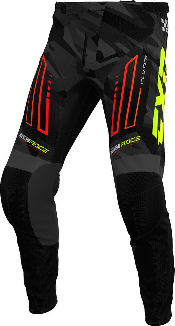 FXR Clutch 2025 Motocross bukser sort/grøn 38 Figur 1