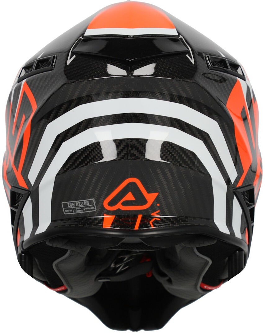 Acerbis Steel Carbon Motocross hjelm sort/orange L (59/60) Figur 4