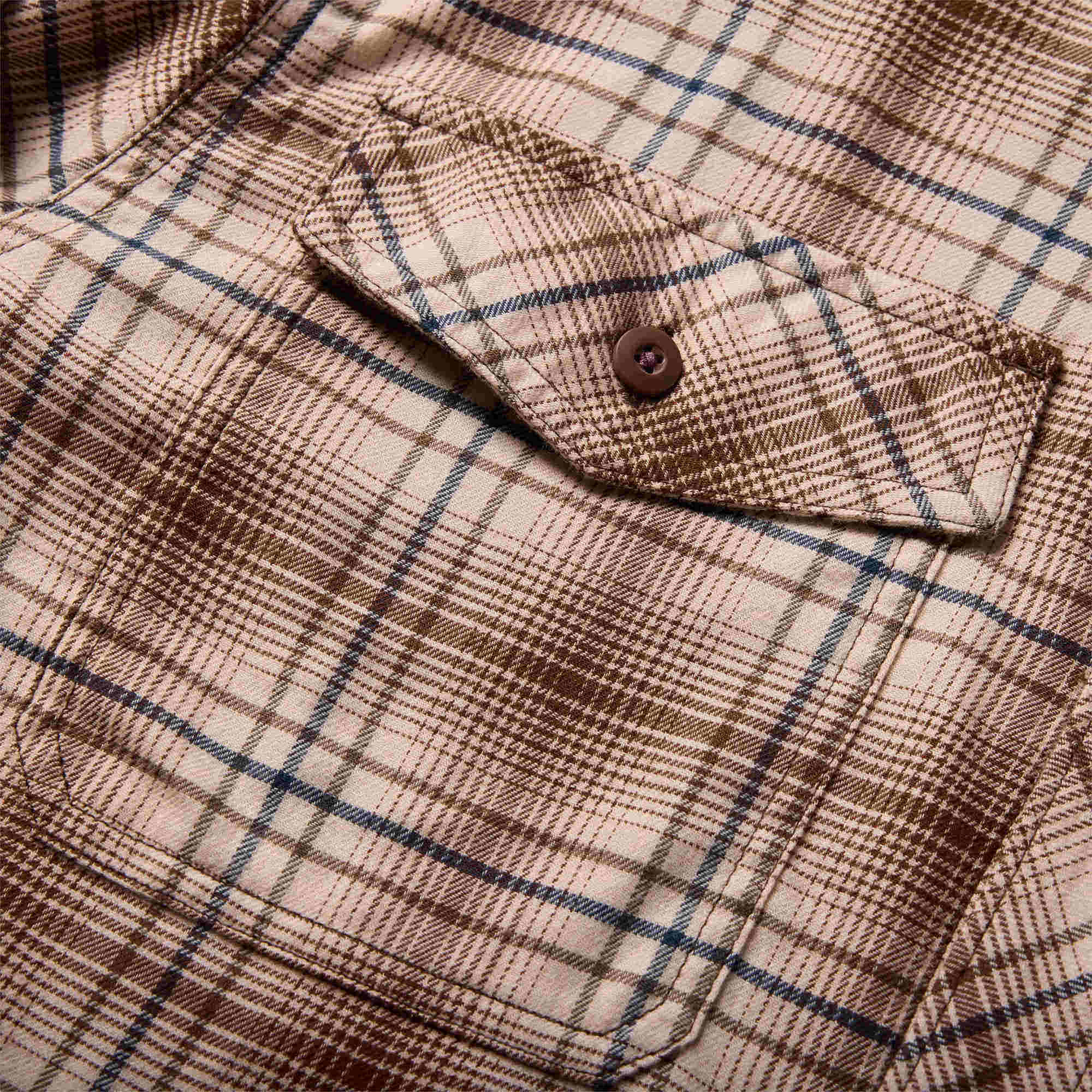 FOX Survivalist Stretch Flanell Hemd beige/braun M Abbildung 4