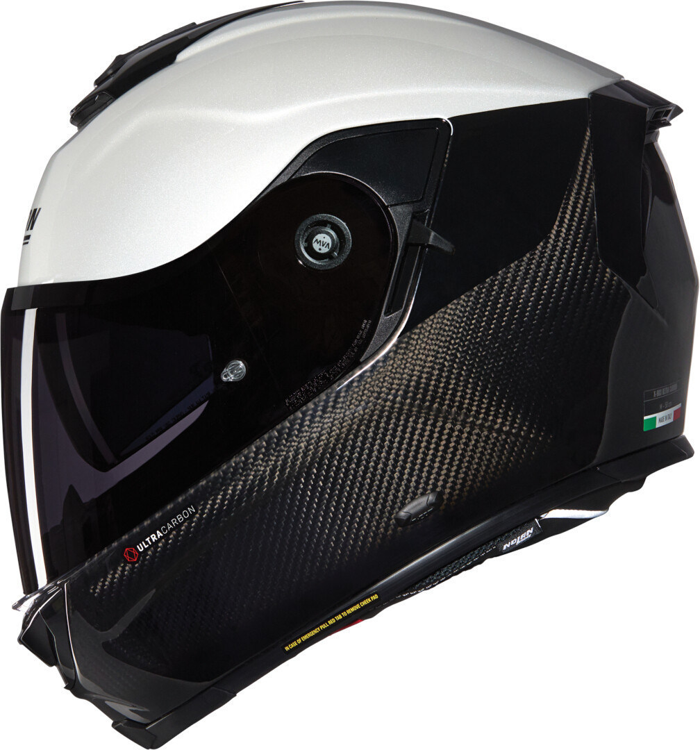 Nolan X-903 Ultra Carbon Verniciatura Speciale N-Com Cască Negru/side-of-pearl L (60) Figura 4
