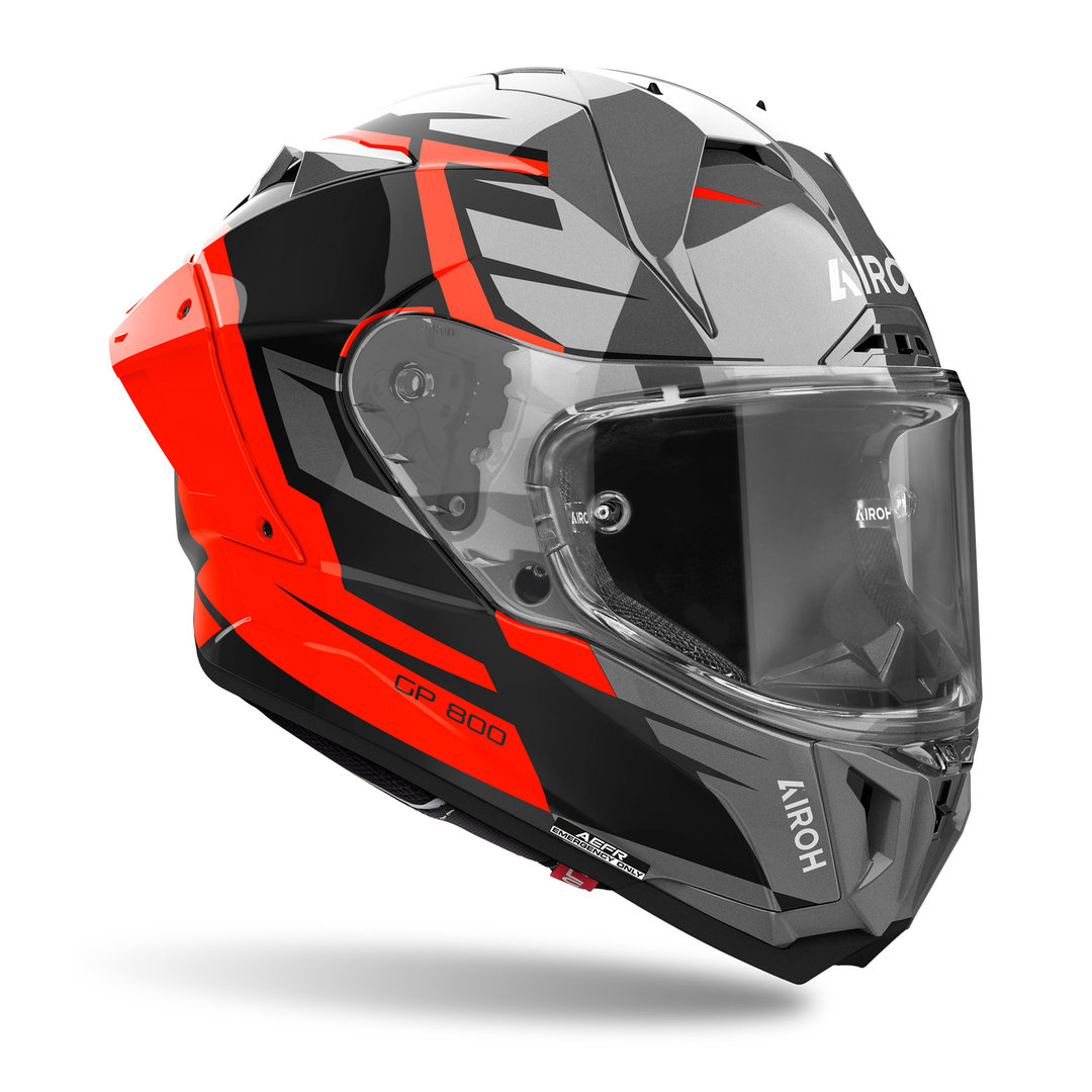 Airoh GP 800 Master Carbon Cască Negru/Gri/Portocaliu XL (61) Figura 4