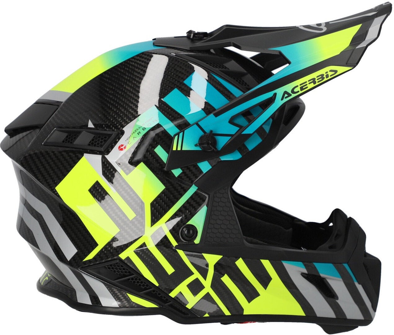 Acerbis Steel Carbon Casco da motocross nero/giallo S (55/56) Figura 5