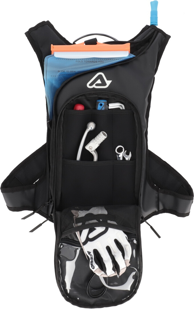 Acerbis Sather Logo 9L Rucsacul de hidratare alb/negru Figura 4