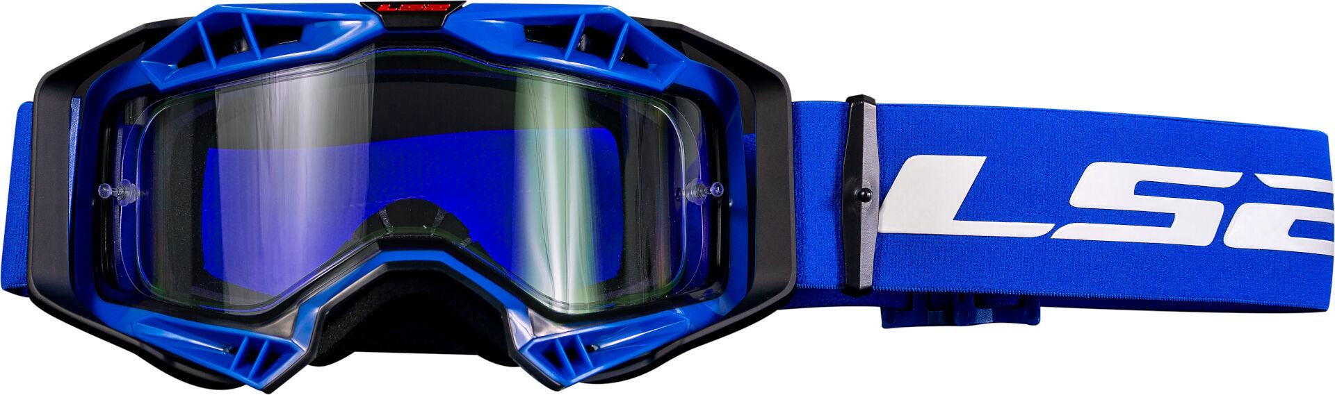 LS2 Aura Enduro Series Ochelari de motocross albastru Figura 1