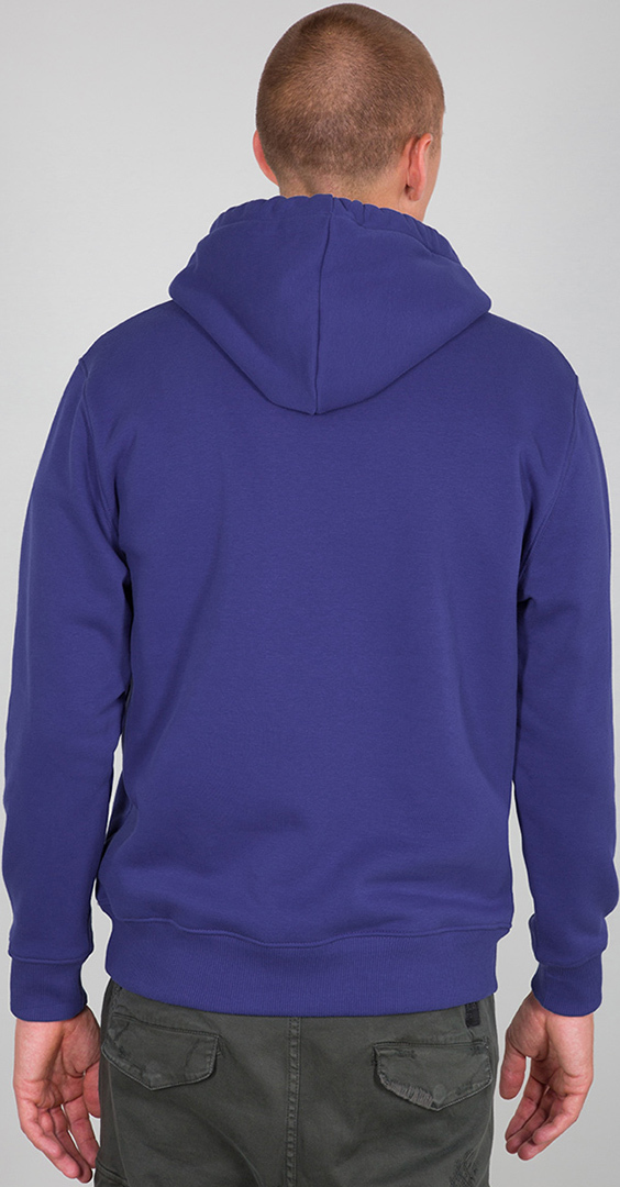 Alpha Industries Basic Sudadera con capucha Azul M Figura 3