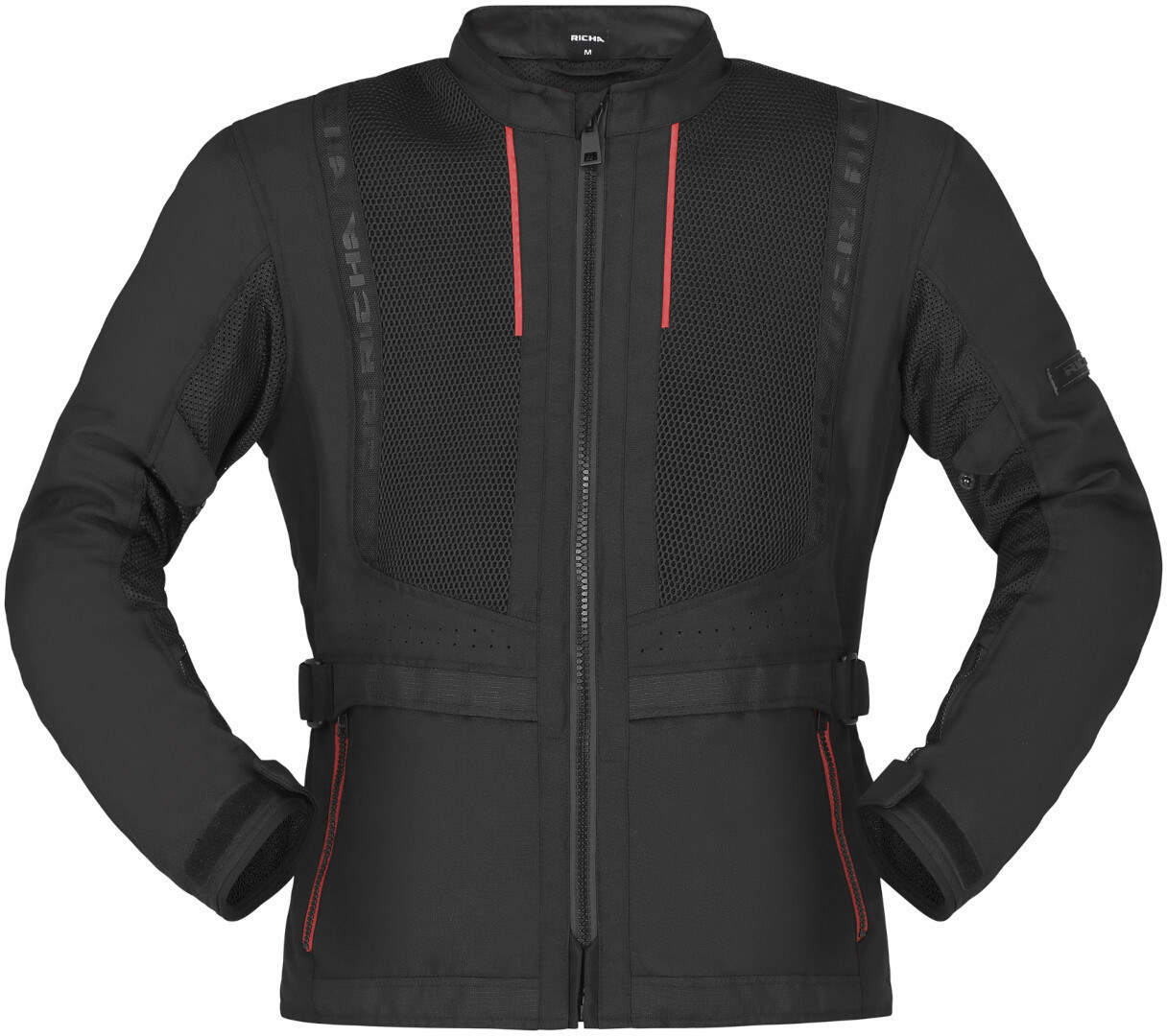 Richa Monaco Mesh WP waterproof Motorcycle Textile Jacket black/red XL Figure 2