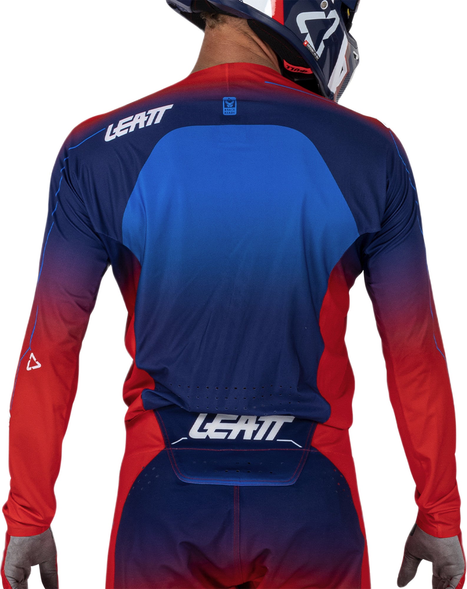 Leatt Moto 5.5 UltraWeld Motocross Jersey red/blue S Figure 4