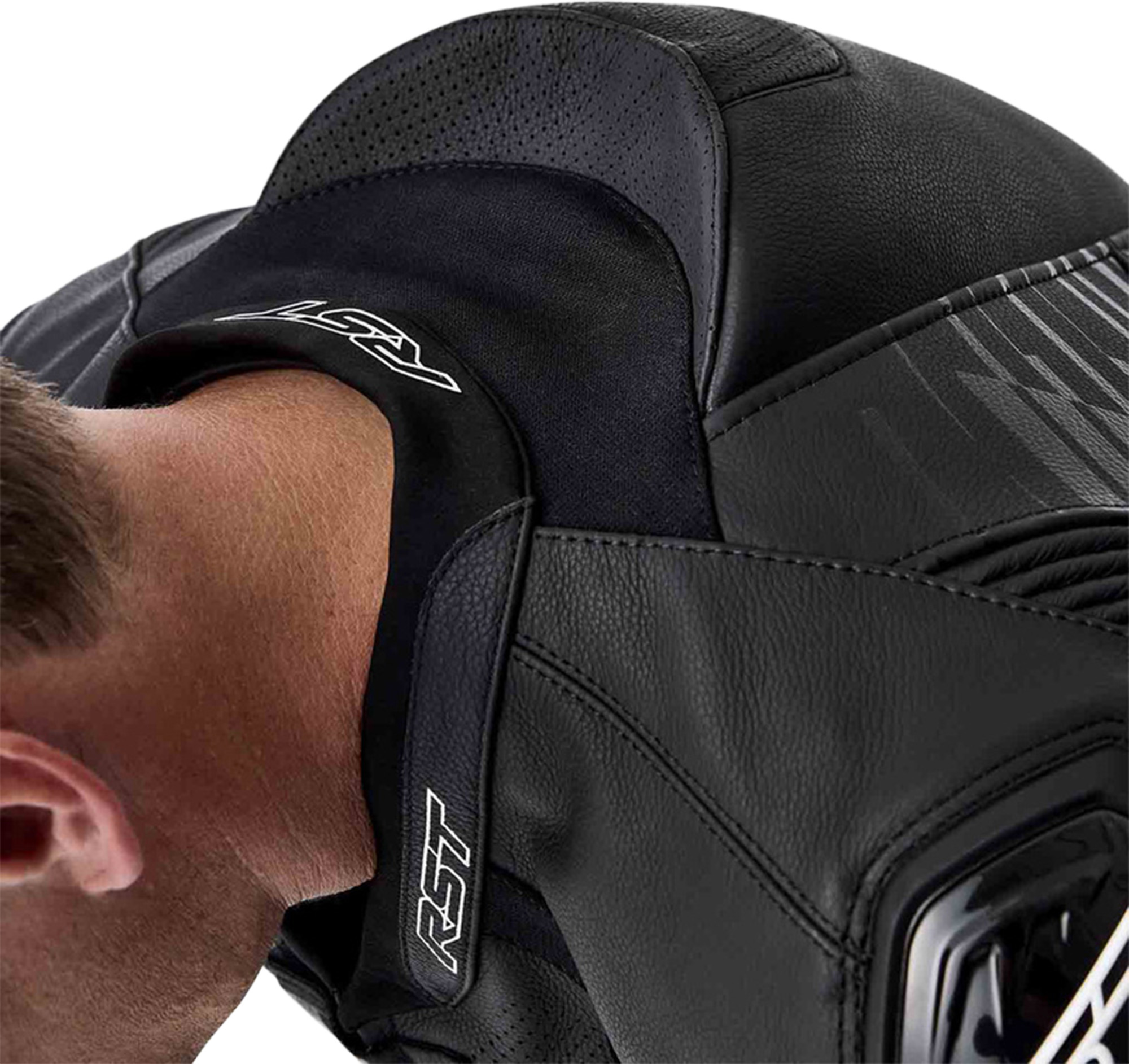 RST Tractech Evo D3O Motorcykellæderjakke Sort/hvid 52 Figur 12