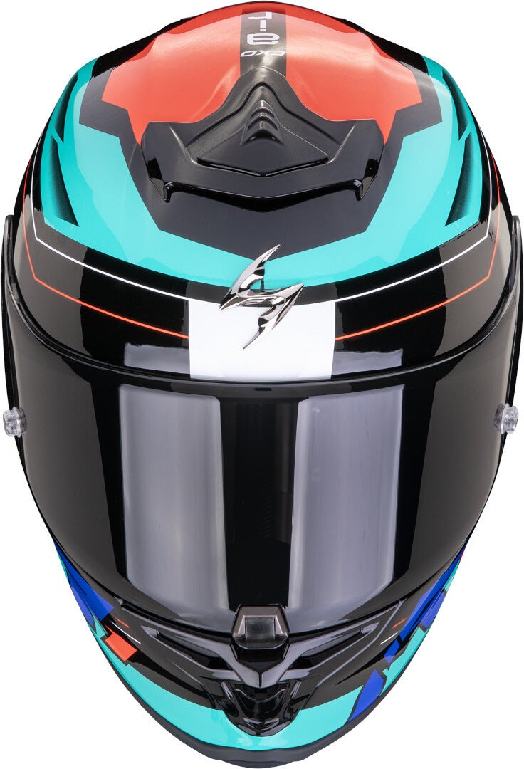 Scorpion Exo-R1 Evo Air Blaze Casco nero/rosso/blu S (55/56) Figura 3