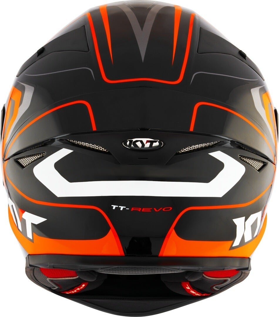 KYT TT-Revo Overtech Hjelm sort/orange S (55/56) Figur 2