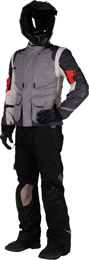 Side view of Leatt ADV Multitour 5.5 waterproof Motorcycle Textile Jacket