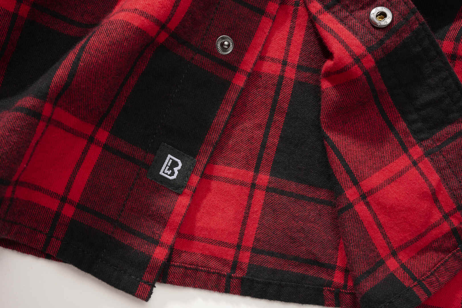 Brandit Checkshirt Camicia senza maniche rosso/nero L Figura 4