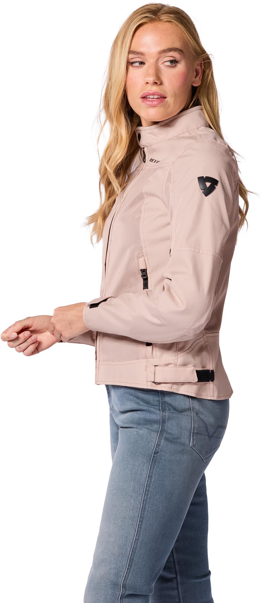Revit Eclipse 2 Dame motorcykel tekstiljakke Pink 36 Figur 5