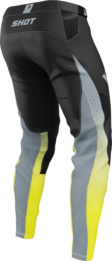 Shot Aerolite Husqvarna Limited Edition 2025 Motocross bukser sort/grå/gul 30 Figur 3