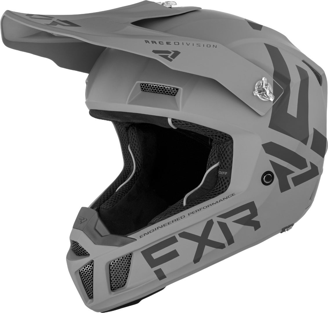 FXR Clutch CX MX Gear Capacete de Motocross cinza L (59/60) Figura 1