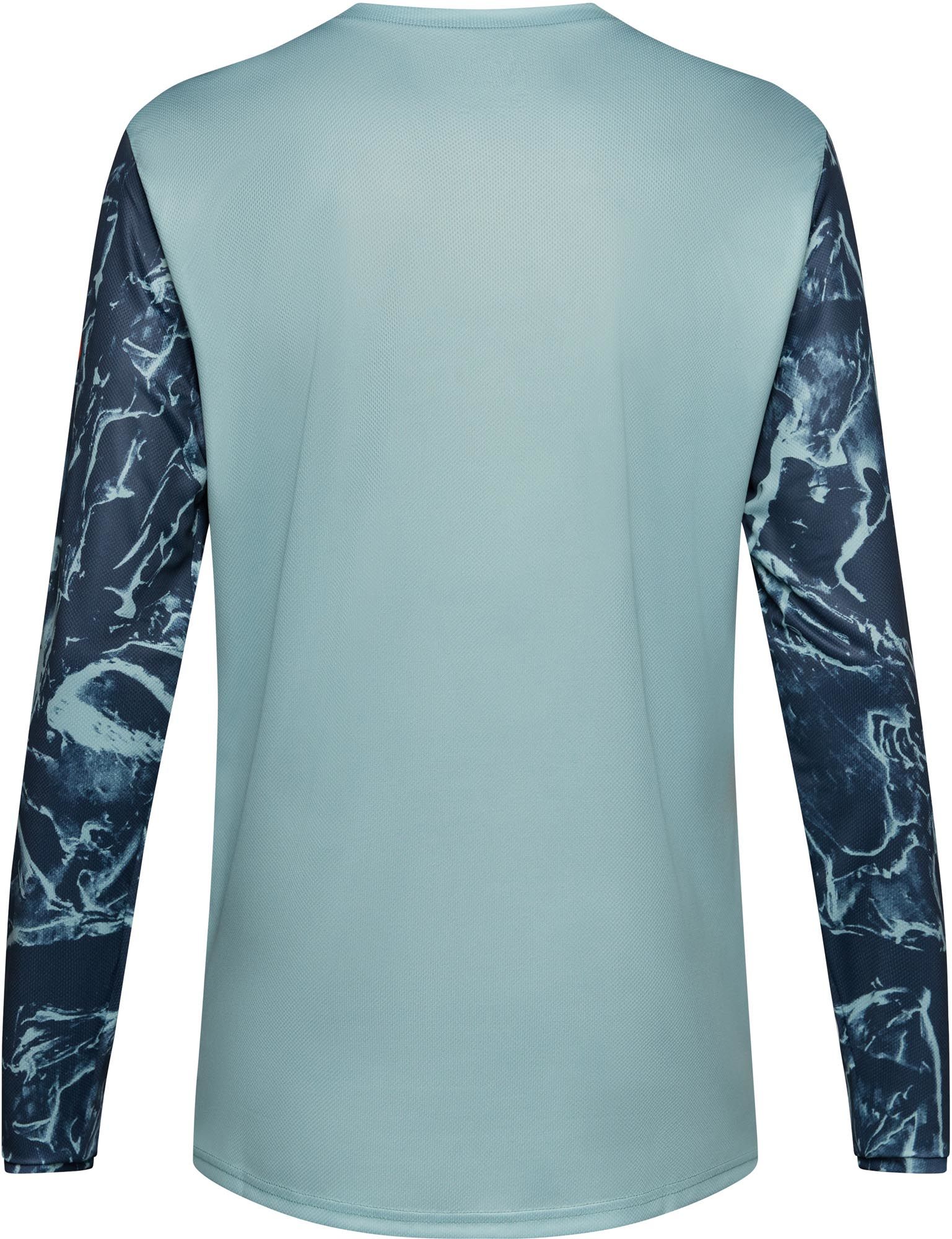 FOX Ranger LS Image Print Maillot vélo jeunesse bleu YM Figure 2
