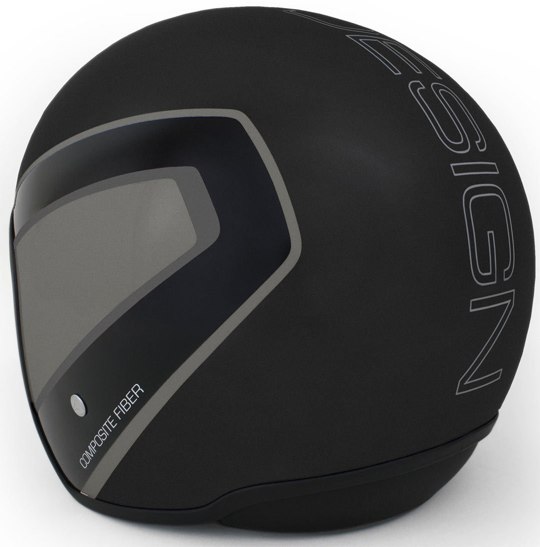 MOMO Raptor Casco jet nero opaco / Dark Silver S (56) Figura 6
