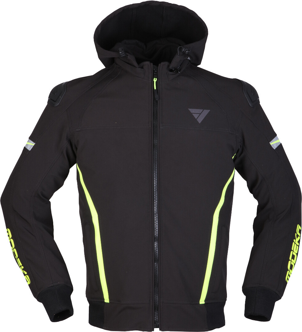 Modeka Clarke Sport Motorcycle Jacket black/yellow M Figure 1
