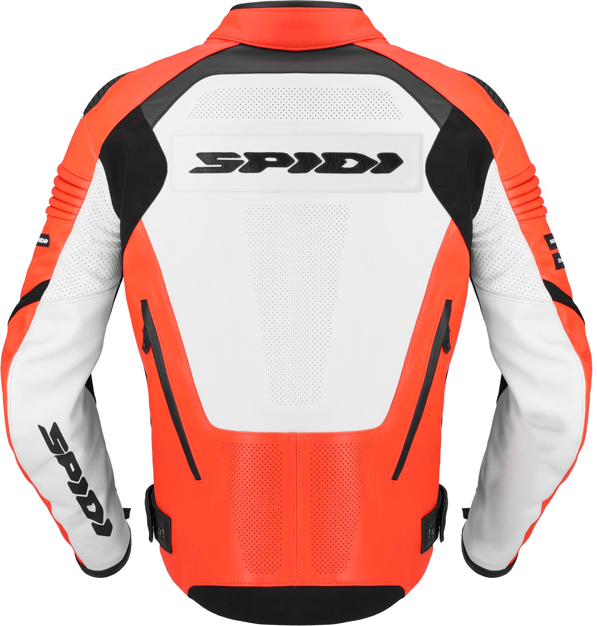 Spidi Hyper-V Pro geperforeerde motorleren jas zwart/wit/rood 54 Figuur 2