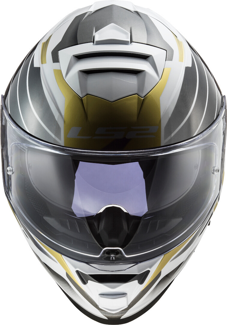 LS2 FF800 Storm Nerve Helm weiß/gold M (57/58) Abbildung 2