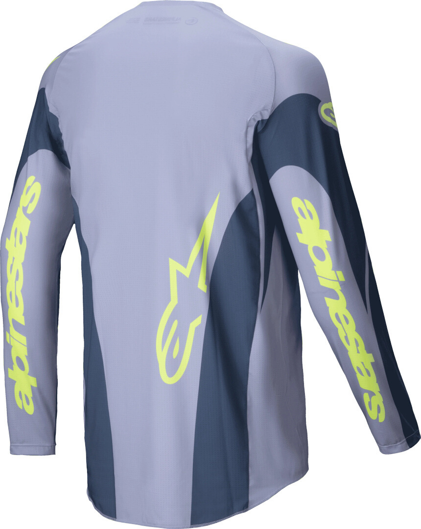 Alpinestars Techstar Dreem Tricou de motocross gri/galben S Figura 3