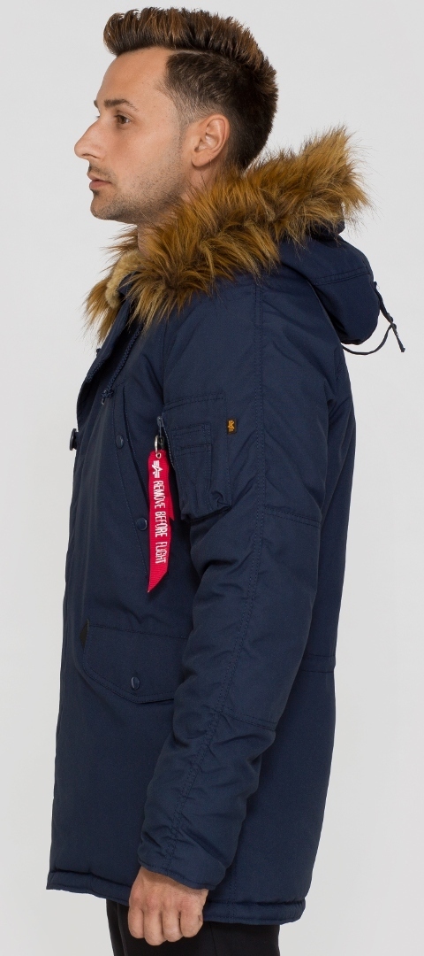 Alpha Industries Explorer 재킷 짙은 파란색 M 그림 4