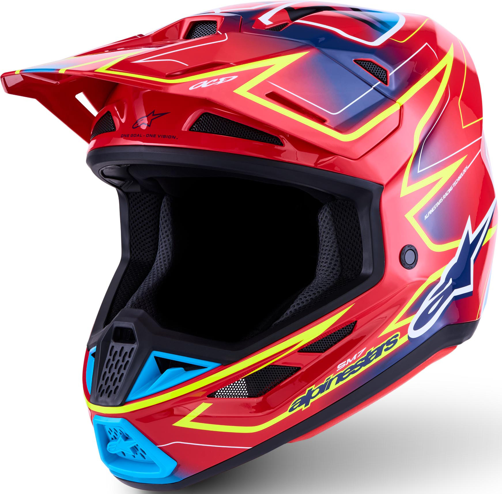 Alpinestars S-M7 Cast Capacete de Motocross Artigo principal Figura 1