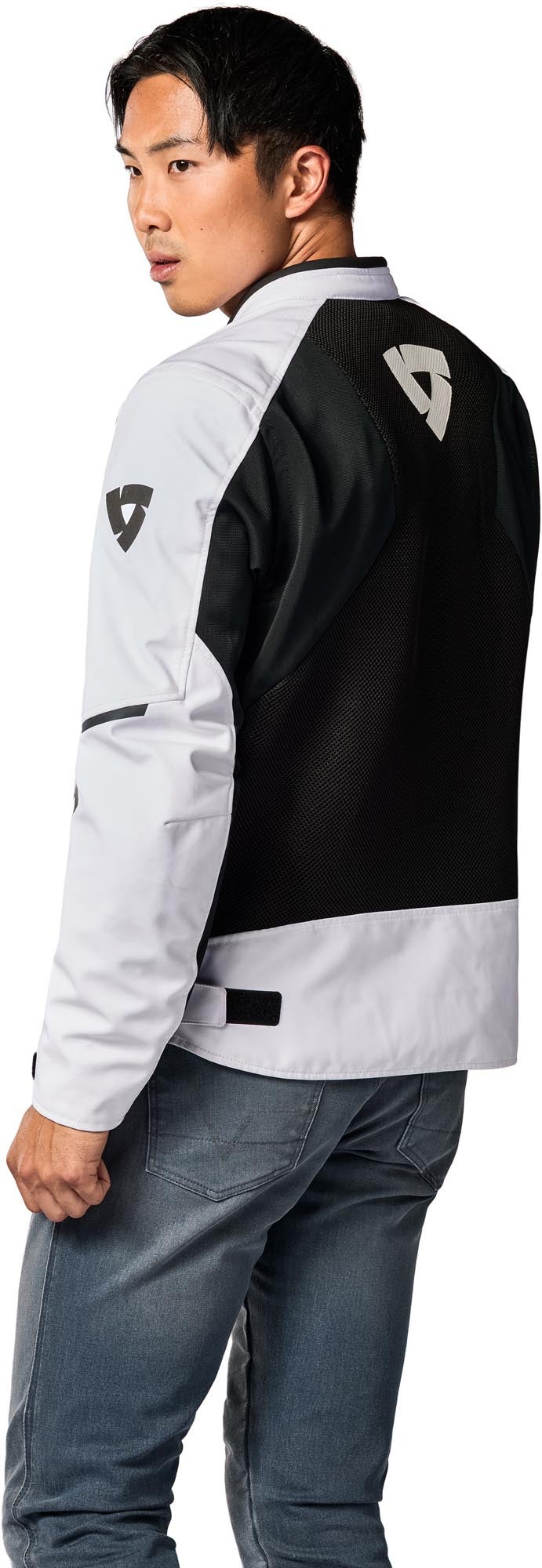 Revit GT-R 4 Air Motorcycle Textile Jacket black/white 2XL Figure 4