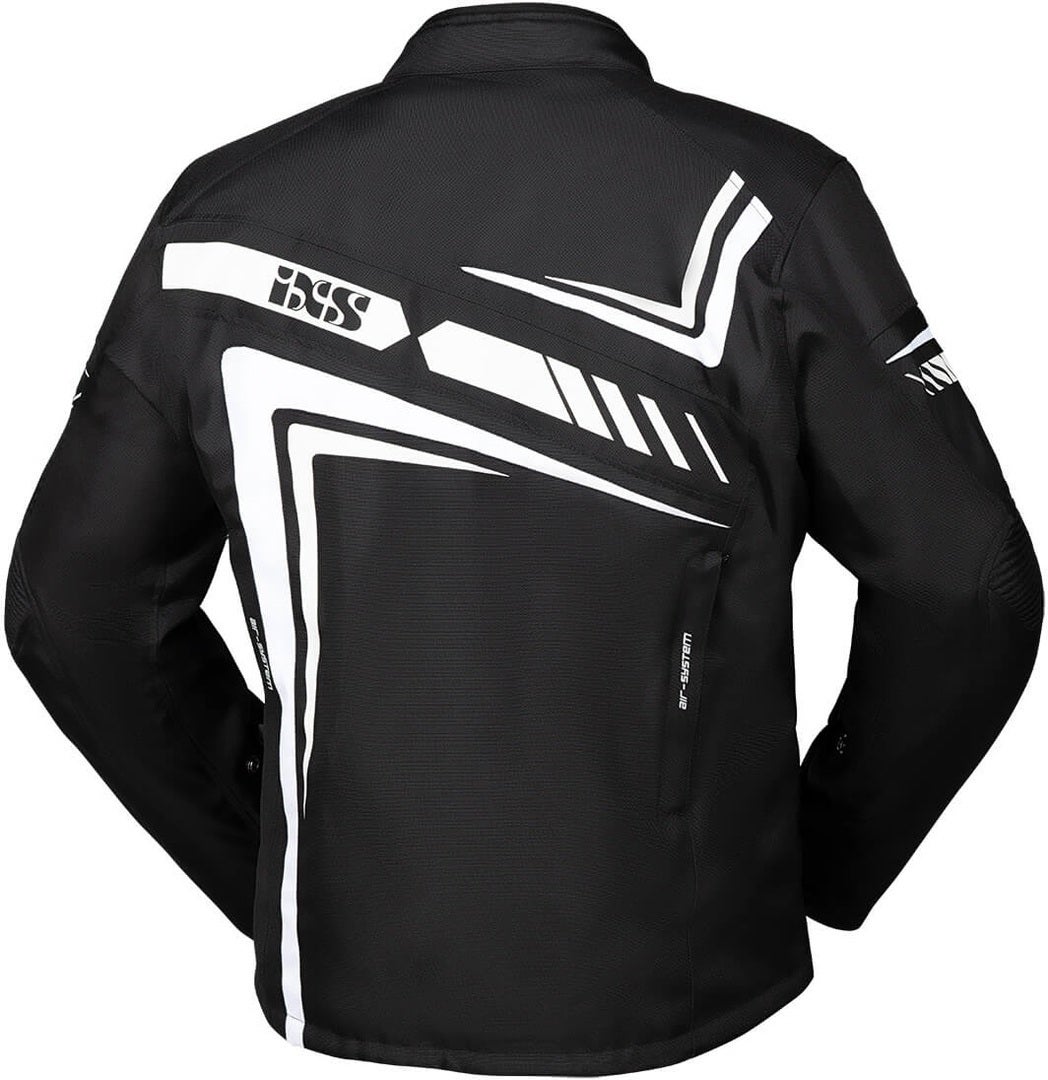 IXS Sport RS-400-ST 2.0 Motorrad Textiljacke schwarz/weiß 5XL Abbildung 2