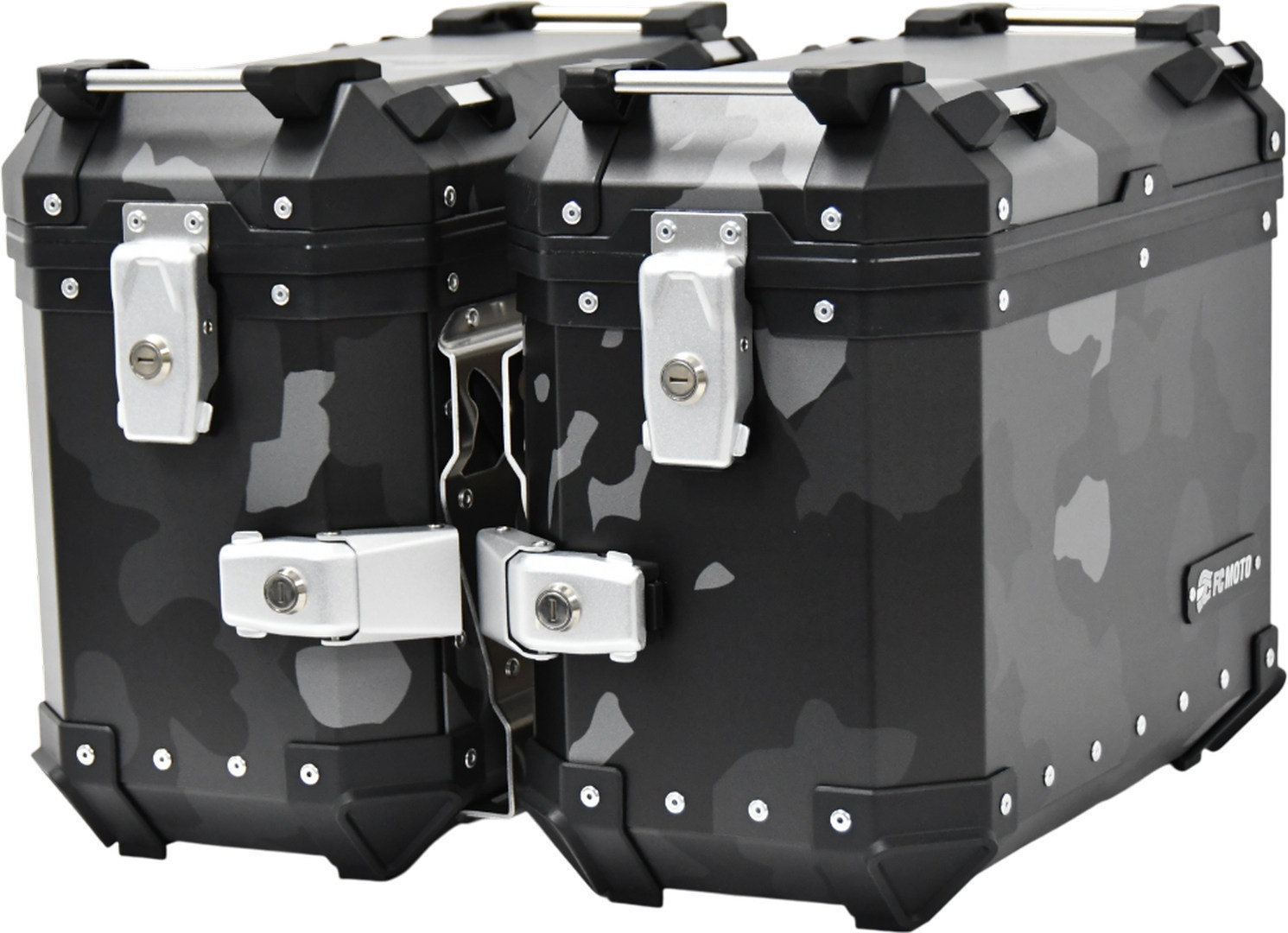 FC-Moto Terreno EVO Camo Black 28 L Alu Set de carcasă laterală + Set de cilindri de încuietoare Figura 2