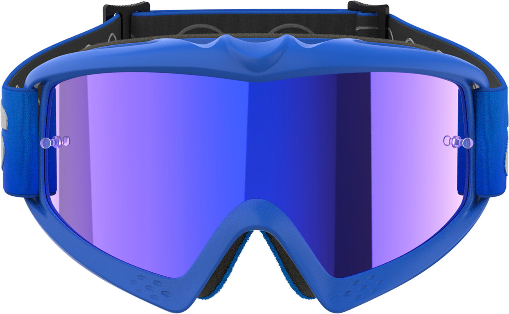 Alpinestars Vision Blaze Mirrored Ochelari de motocross pentru tineret Albastru/Alb Figura 3